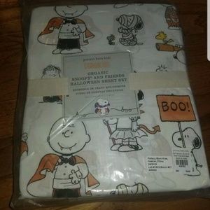 pottery barn snoopy sheets